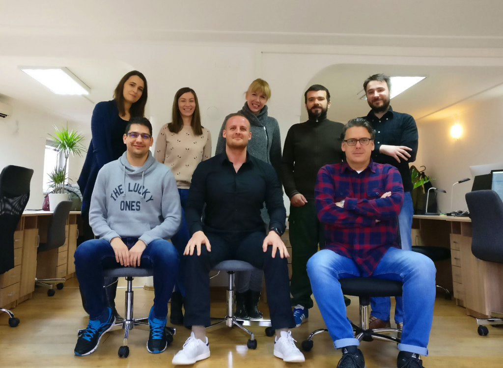 Team photo from professional design work