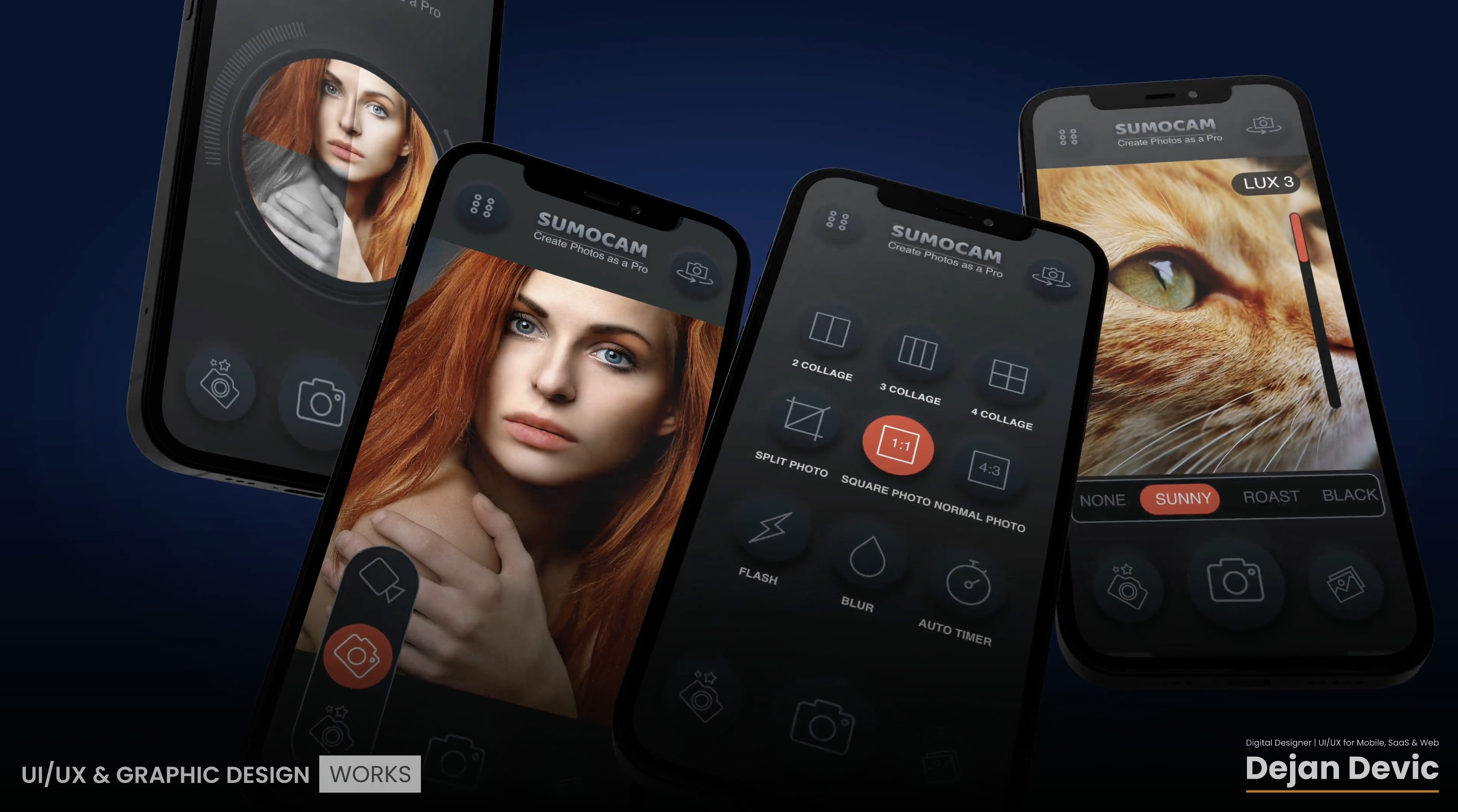 UI/UX and graphic design works video poster